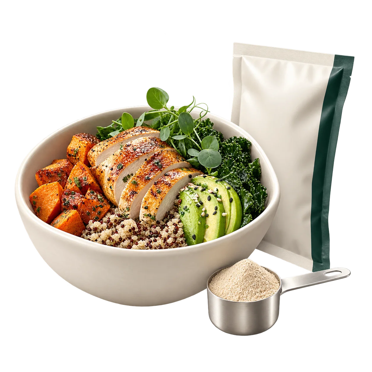 Protein-rich food and nutrition tools